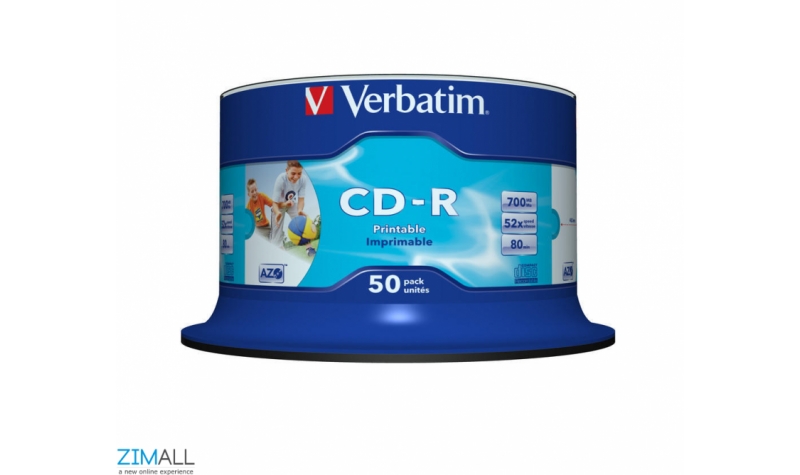 Verbatim AZO Wide Inkjet Printable CD-R
